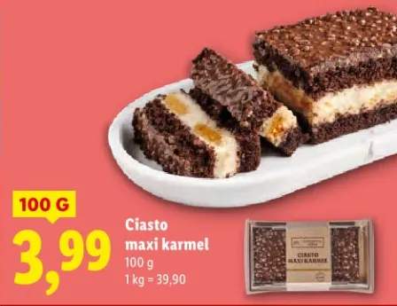 Ciasto maxi karmel