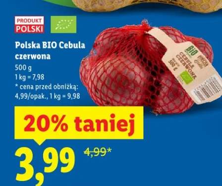 Cebula czerwona BIO