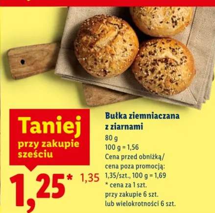 Bułka ziemniaczana z ziarnami