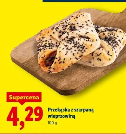 Przekąska z szarpaną wieprzowiną