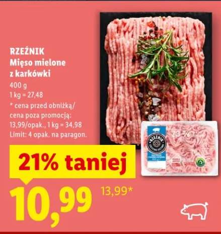 Mięso mielone z karkówki