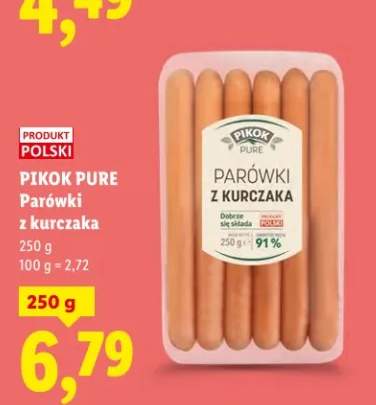 Parówki z kurczaka
