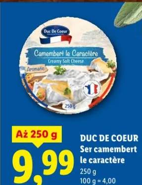 Ser camembert le caractère