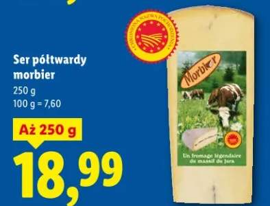 Ser półtwardy morbier