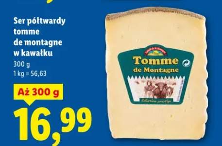 Ser półtwardy tomme de montagne w kawałku