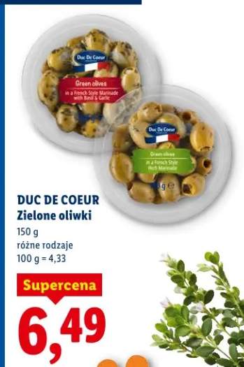 Zielone oliwki różne rodzaje