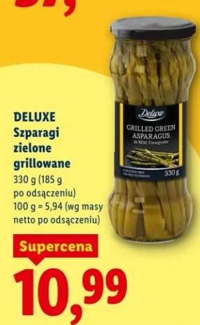 Szparagi zielone grillowane