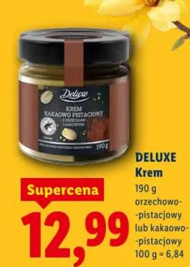 Krem orzechowo-pistacjowy lub kakaowo-pistacjowy