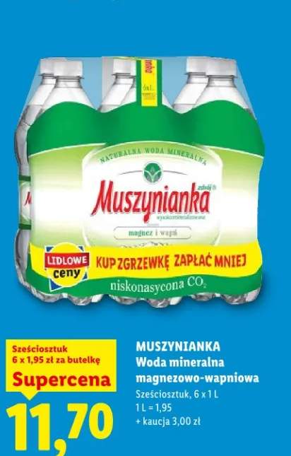 Woda mineralna magnezowo-wapniowa