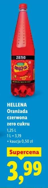 Oranżada czerwona zero cukru