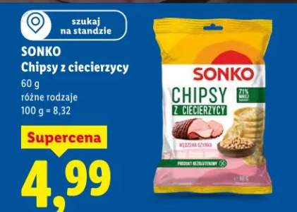 Chipsy z ciecierzycy