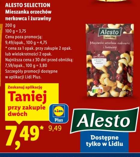 Mieszanka orzechów nerkowca i żurawiny