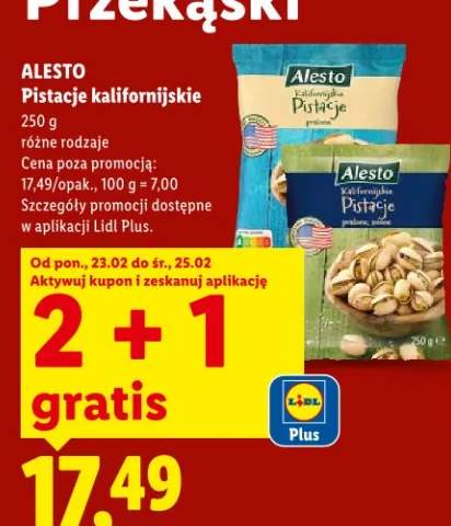 Pistacje kalifornijskie