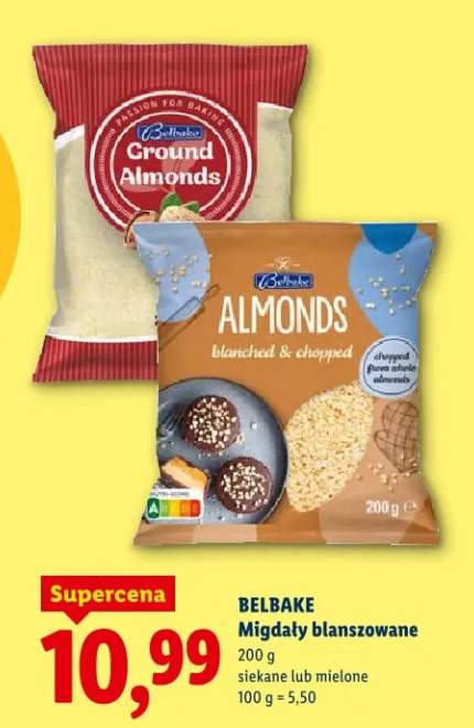 Migdały blanszowane