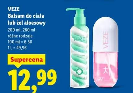 Balsam do ciała lub żel aloesowy