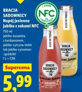 Napój jesienne jabłko z sokami NFC