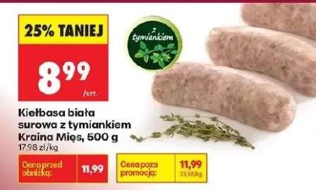 kiełbasa biała surowa