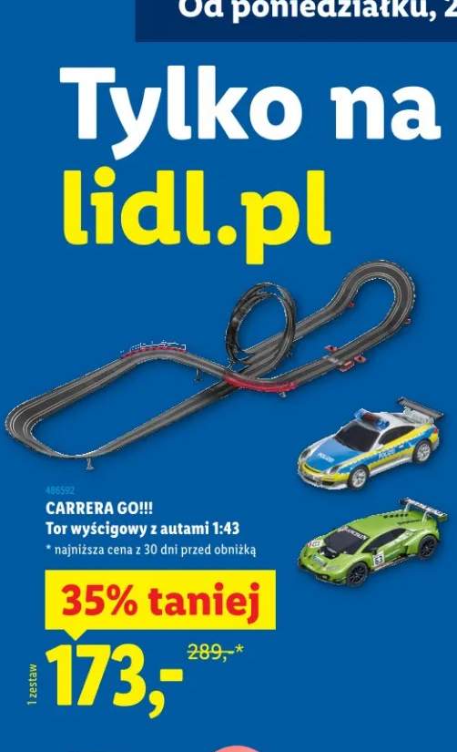 Tor wyścigowy z autami 1:43