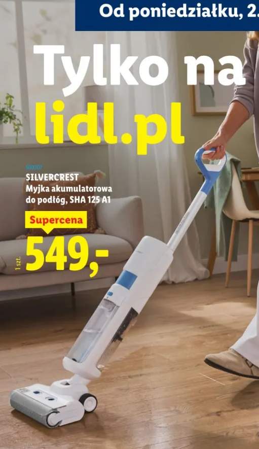 Myjka akumulatorowa do podłóg, SHA 125 A1