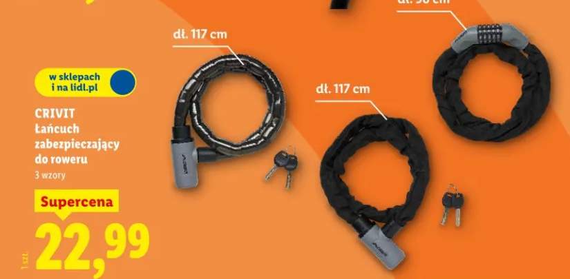 Łańcuch zabezpieczający do roweru