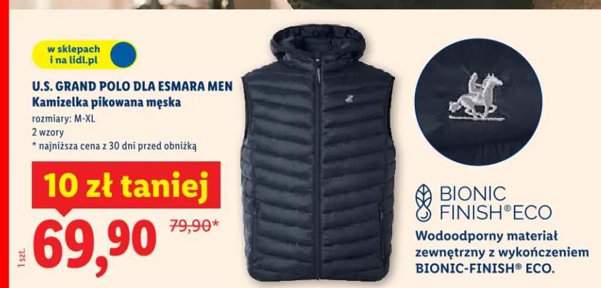 Kamizelka pikowana męska