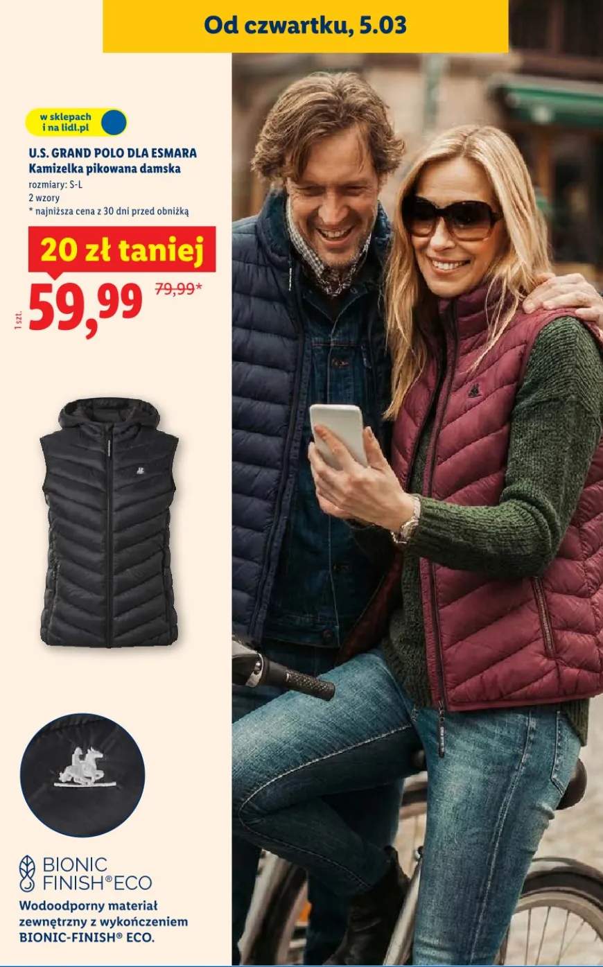 Kamizelka pikowana damska