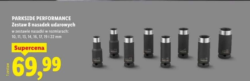 Zestaw 8 nasadek udarowych