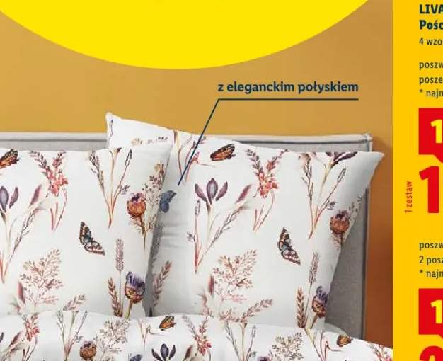 Pościel z mikrowłókna satynowego 140×200cm, poszewka na poduszkę 70×80cm