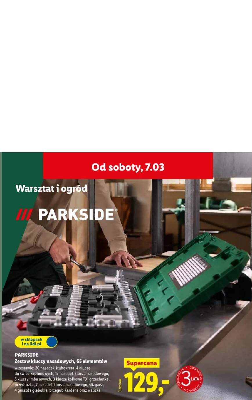 Zestaw kluczy nasadowych 65 elementów