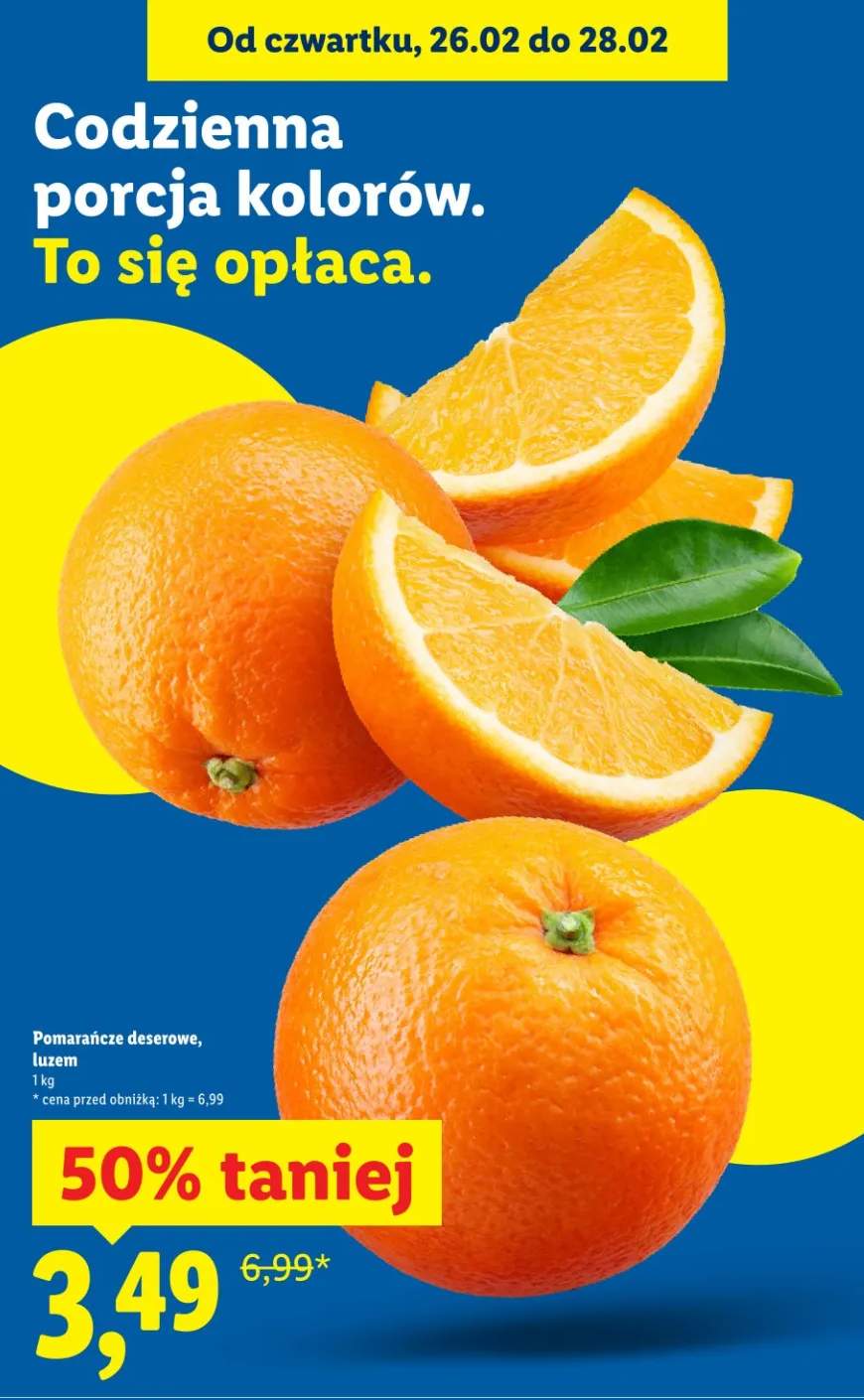 Pomarańcze deserowe, luzem