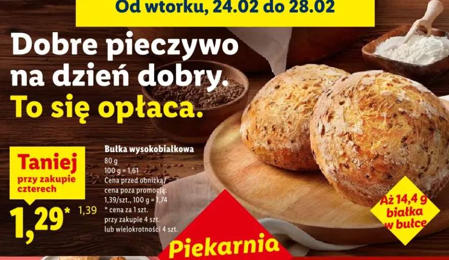 Bułka wysokobiałkowa