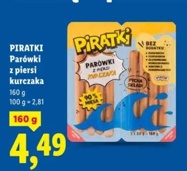 Parówki z piersi kurczaka