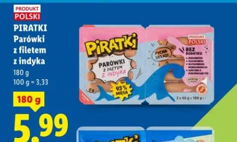 Parówki z filetem z indyka