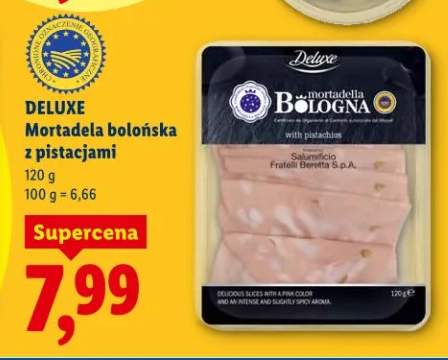 Mortadela bolońska z pistacjami