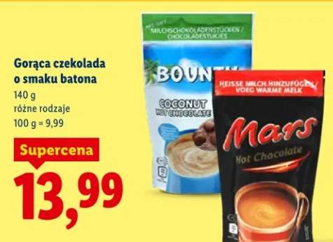 Gorąca czekolada o smaku batona