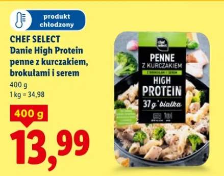 Danie High Protein penne z kurczakiem, brokułami i serem