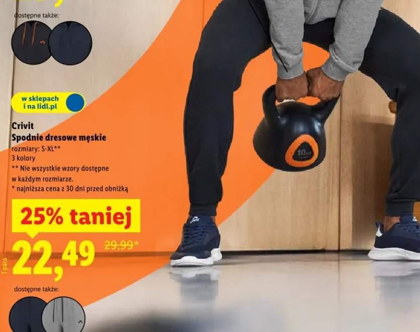 Spodnie dresowe męskie