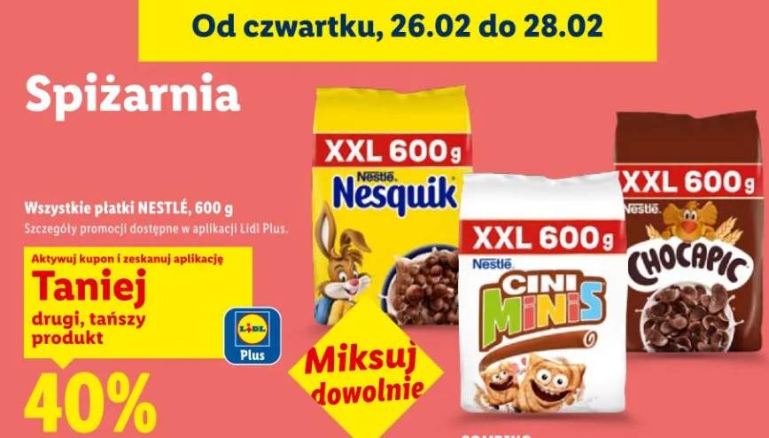 Płatki Nesquik XXL