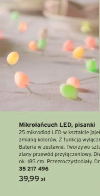 łańcuch led
