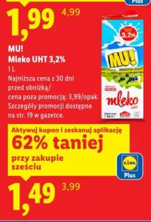 Mleko UHT 3,2%