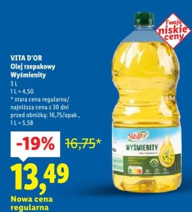 Olej rzepakowy Wyśmienity