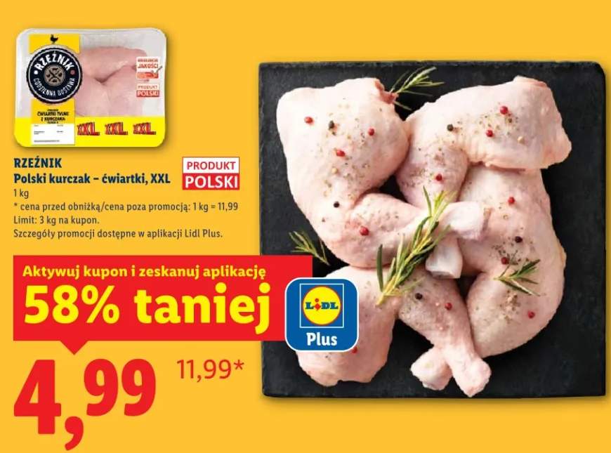 Kurczak – ćwiartki, XXL