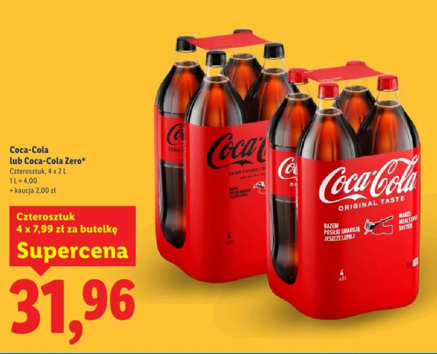 Napój gazowany lub Zero