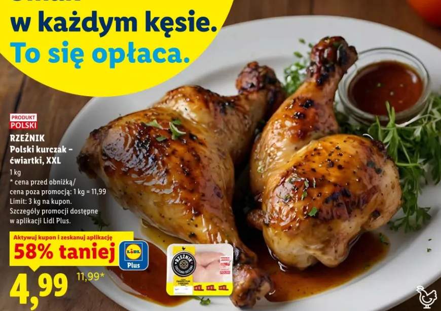 Kurczak - ćwiartki, XXL