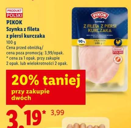 Szynka z fileta z piersi kurczaka