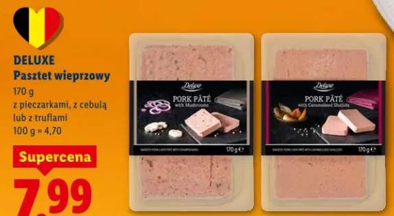 Pasztet wieprzowy z pieczarkami, z cebulą lub z truflami