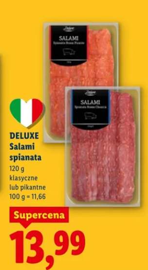 Salami spianata klasyczne lub pikantne