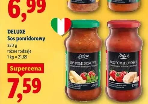 Sos pomidorowy różne rodzaje