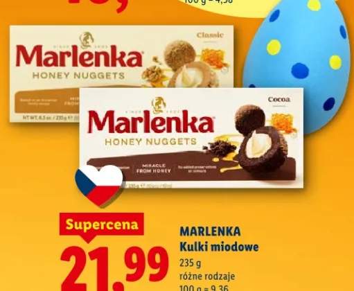 Kulki miodowe różne rodzaje