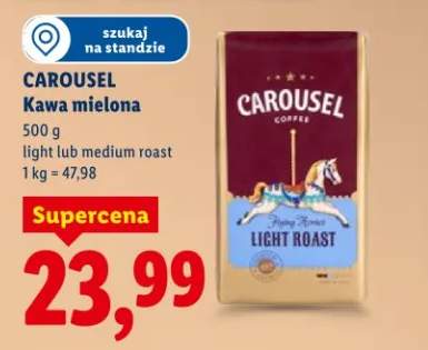 Kawa mielona light lub medium roast